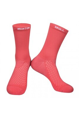 Monton SKULL Tuesday Pink Socks