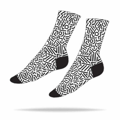 FTech Socks Variety Black/White