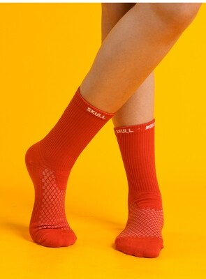 Monton SKULL Sunday Red Socks