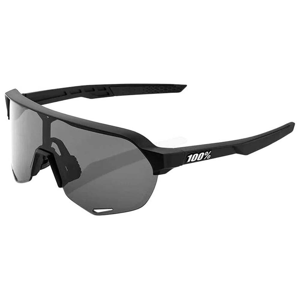 100%  S2 Sunglasses Soft Tack Black/Smoke Lense