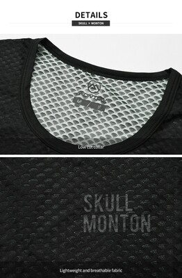 Monton SKULL Base Layer Black