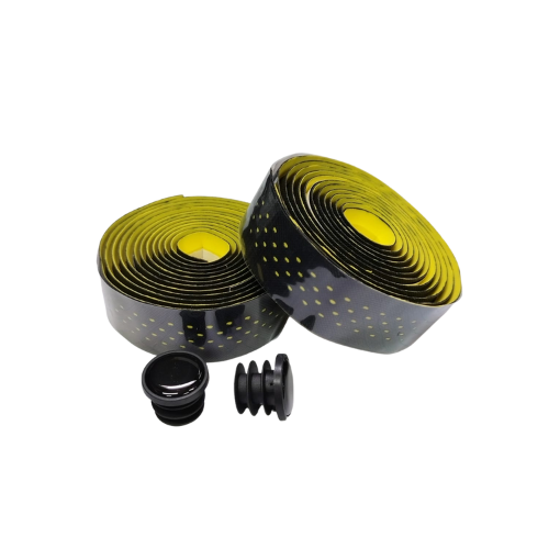Ombre Handlebar Tape DropDot Two Tone, Color: Black &amp; Yellow