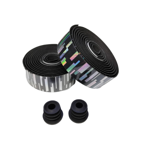Ombre Handlebar Tape Chrome Star, Color: Chrome Silver
