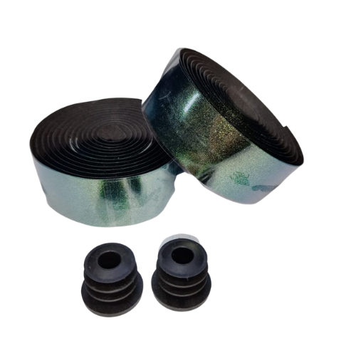 Ombre Handlebar Tape Metallic, Color: Green