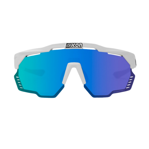 SCICON AEROSHADE KUNKEN White Gloss/Multimirror Blue