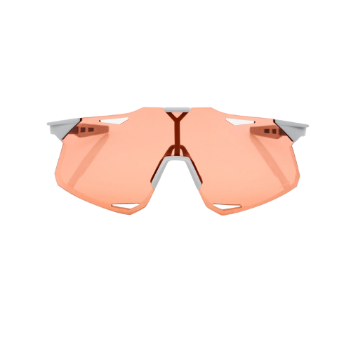 100%  HYPERCRAFT Matte Stone Grey Hiper Coral Lens