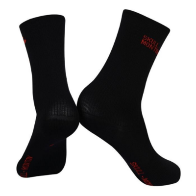 Monton SKULL Socks Black/red