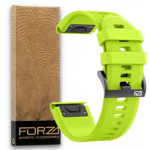 Forza 26mm Quick Release Replacement Watch Strap Lime Green