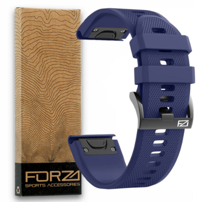 Forza 26mm Quick Release Replacement Watch Strap Navy Blue