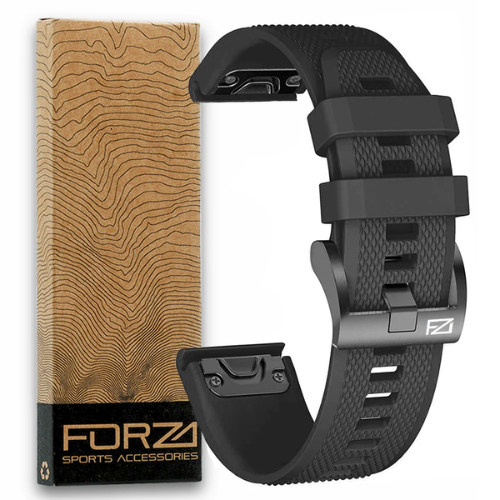 Forza 22mm Quick Release Replacement Watch Strap Black