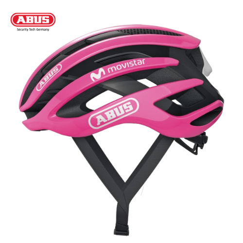 ABUS Airbreaker Movistar Maglia Pink