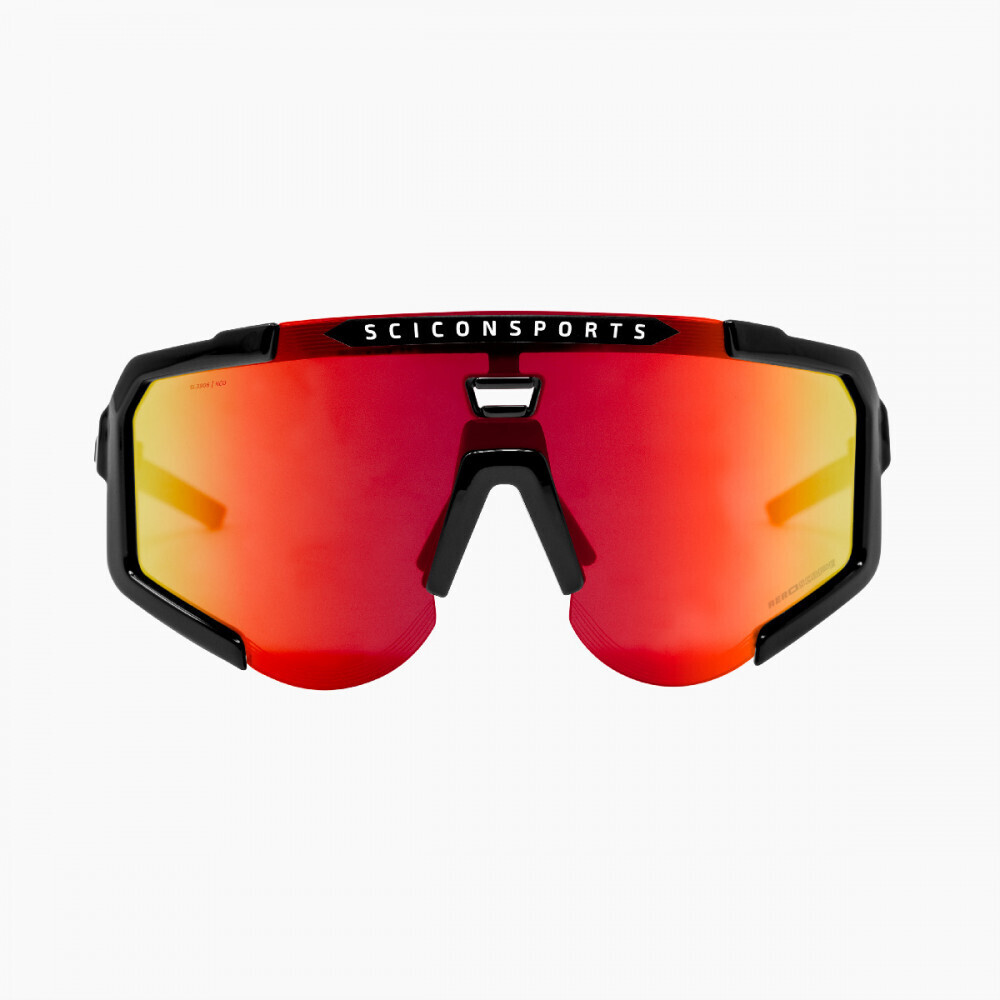 SCICON AEROSCOPE Black Gloss / Multimirror Red