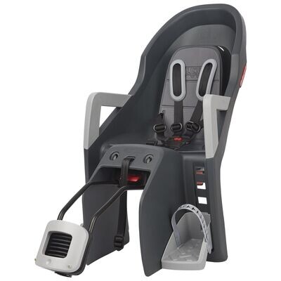 GUPPY MAXI RS PLUS - REAR RECLINING CHILD SEAT DARK GREY FOR BIKES
