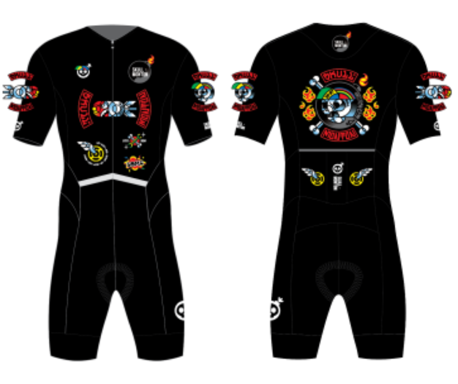 MONTON MEN SKULL Skull Bomb Black Skin Suit