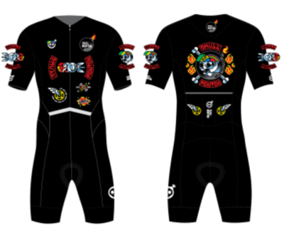MONTON MEN SKULL Skull Bomb Black Skin Suit
