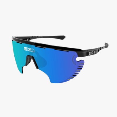 SCICON AEROWING LAMON Black Gloss/Multimirror Blue