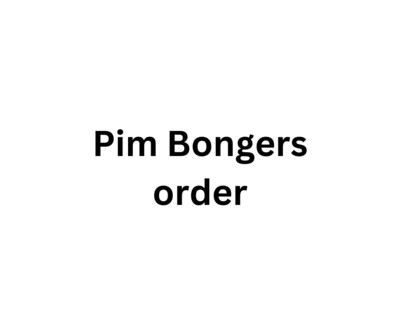 Pim Bongers Order