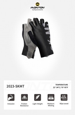 SKxMT Short Gloves Black