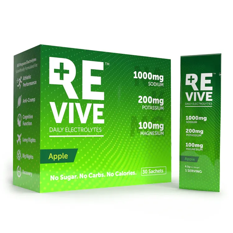 REVIVE Daily Electrolytes Apple Box 30
