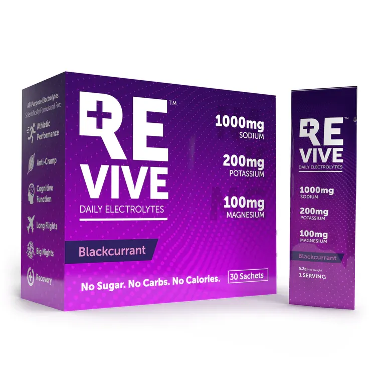REVIVE Daily Electrolytes Blackcurrent Box 30