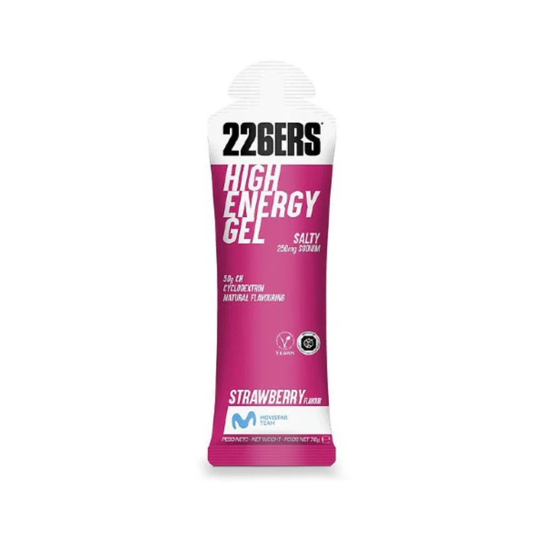 226ERS HIGH ENERGY GEL 76g - Energy Gel Salty Strawberry