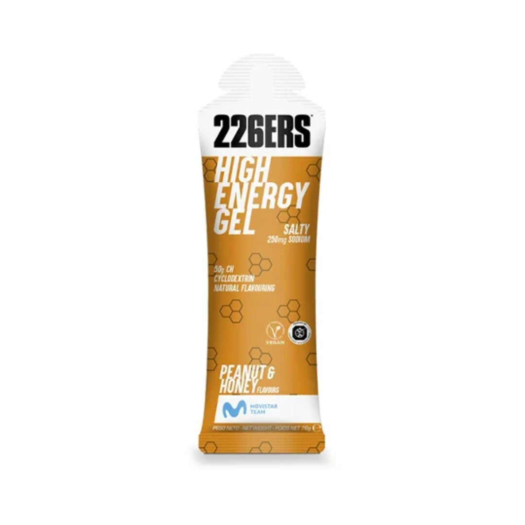 226ERS HIGH ENERGY GEL 76g - Energy Gel Salted Peanuts &amp; Honey