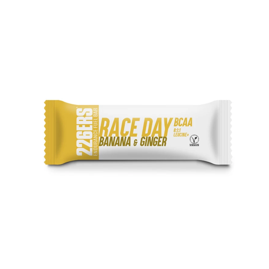 226ERS RACE DAY BAR BCAA - Vegan Energy Bar - 40g - Banana &amp; Ginger