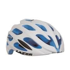 Lazer Blade Helmet White/Blue EPS Lazer Blade Helmet White/Blue EPS