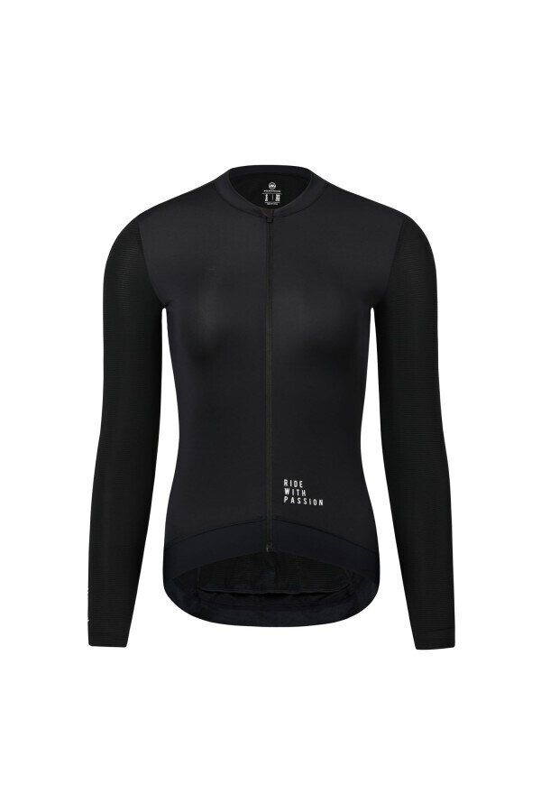 MONTON URBAN Traveler Summer Long Sleeve Jersey Black Women MONTON URBAN Traveler Summer Long Sleeve Jersey Black Women