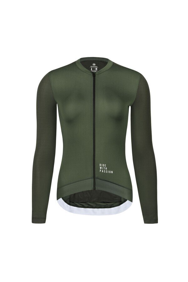 MONTON Traveler Summer Long Sleeve Jersey Green Women MONTON Traveler Summer Long Sleeve Jersey Green Women