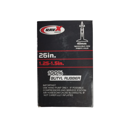 RavX 26" Inner Tube Presta 36mm RavX 26" Inner Tube Presta 36mm