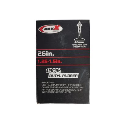 RavX 26" Inner Tube Presta 36mm RavX 26" Inner Tube Presta 36mm