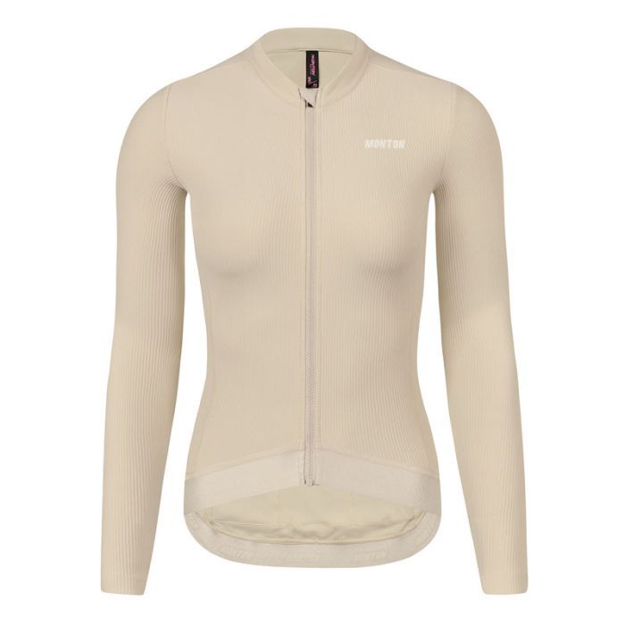 Monton RinRui Fleece Thermal Jersey Almond Women Monton RinRui Fleece Thermal Jersey Almond Women