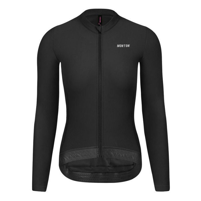 Monton RinRui Fleece Thermal Jersey Black Women Monton RinRui Fleece Thermal Jersey Black Women