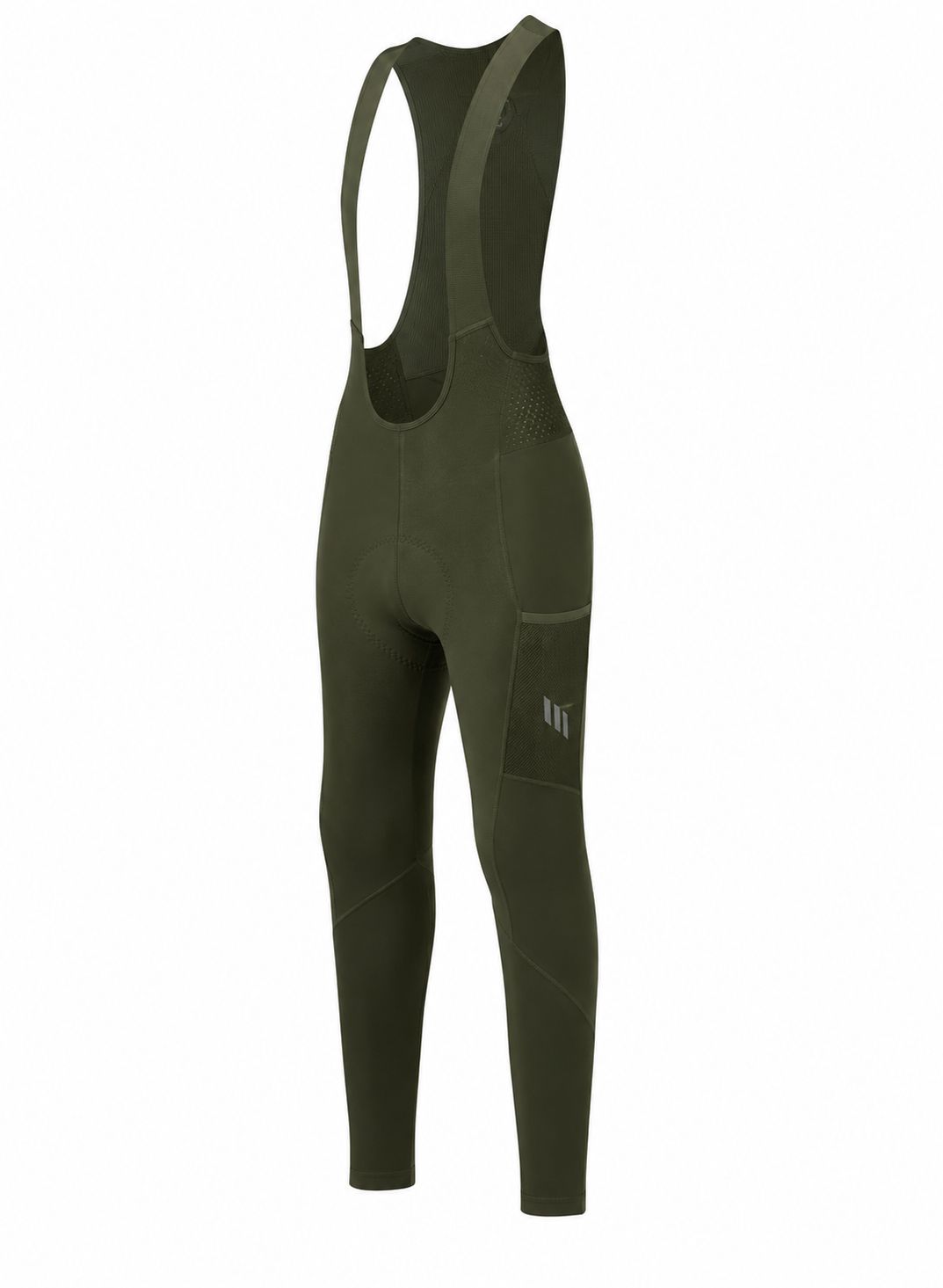 MONTON Moto Thermal Fleece Bib-tights Olive