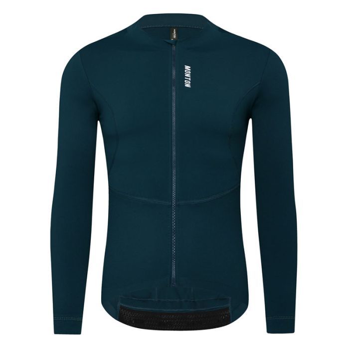 Monton Majin Blue Thermal Fleece Jersey Men Monton Majin Blue Thermal Fleece Jersey Men