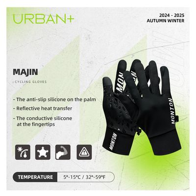 Monton Majin Fleece Gloves black