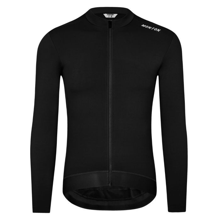 Monton Rinsora Black Thermal Fleece Jersey Men