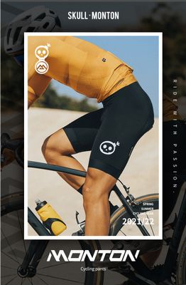 Monton SKULL Shorts Black Men