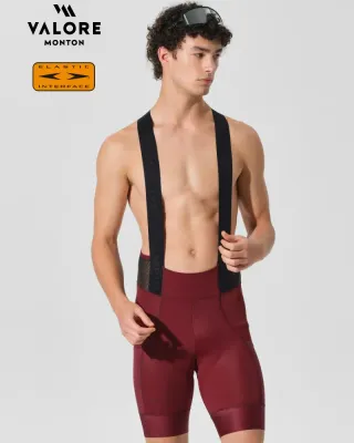 Monton VALORE VERSA Bib-shorts maroon Men Monton VALORE VERSA Bib-shorts maroon Men