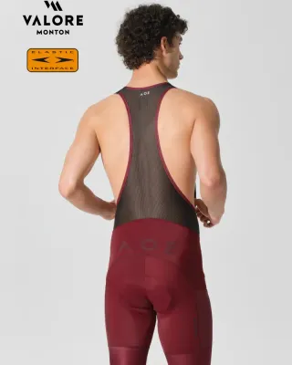 Monton VALORE VERSA Bib-shorts maroon Men