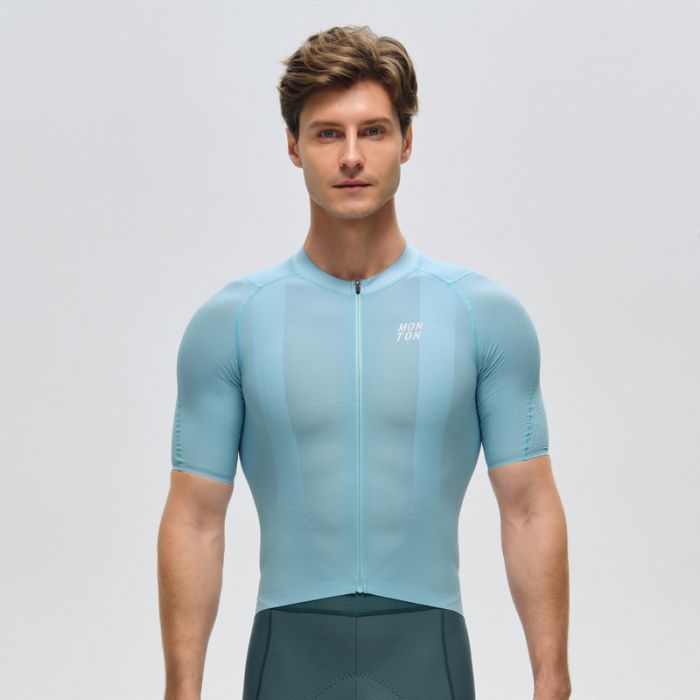 Monton Waffel Bold Jersey Blue Men Monton Waffel Bold Jersey Blue Men
