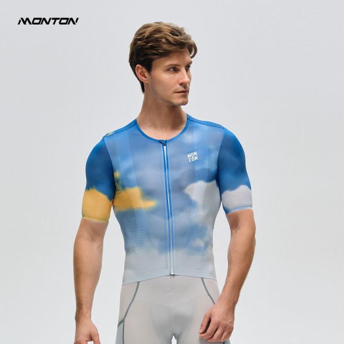 Monton CloudPulse Jersey Blue Men Monton CloudPulse Jersey Blue Men