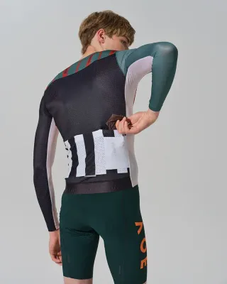 Monton VALORE Linea Arte Black Summer Long Sleeve Jersey Men