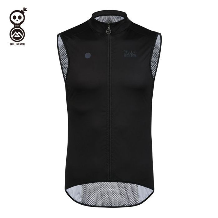 Monton Windbreaker Vest Black