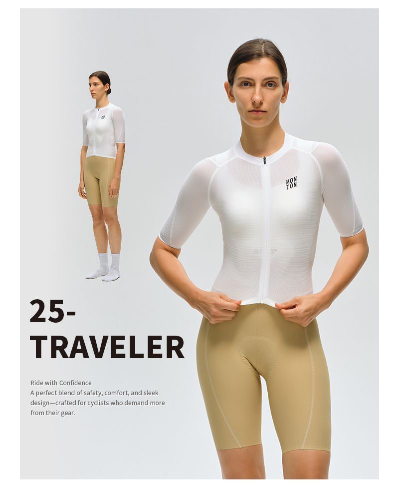 Monton Waffel Bold Jersey White Women Monton Waffel Bold Jersey White Women