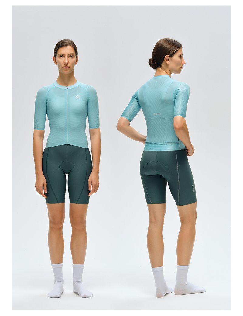 Monton Waffel Bold Jersey Blue Women Monton Waffel Bold Jersey Blue Women