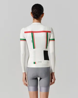 Monton VALORE Retro Corsa Italy Summer Long Sleeve Jersey Women