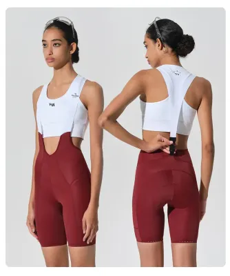 Monton VALORE MAGNAFLEX BIB-SHORTS WOMEN BURGUNDY Monton VALORE MAGNAFLEX BIB-SHORTS WOMEN BURGUNDY