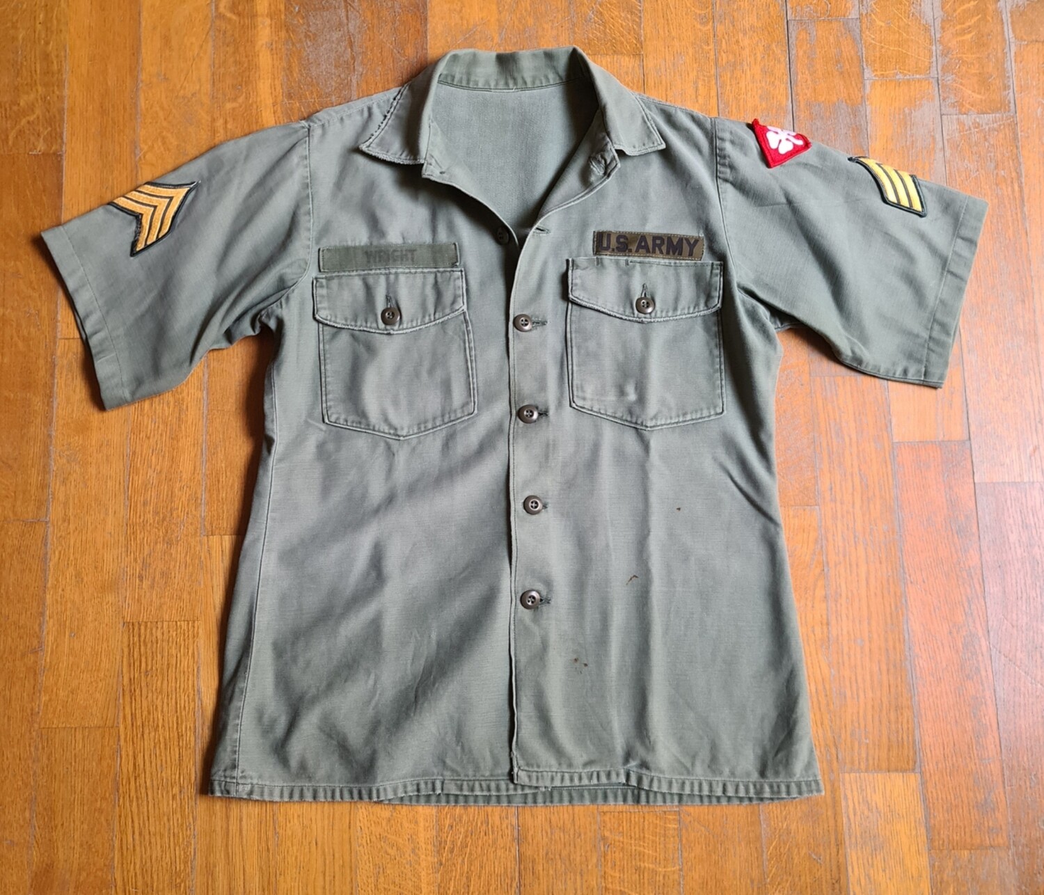 US Army shirt OG107 short sleeve